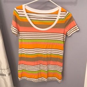 Mossimo scoop neck tee, stripe top